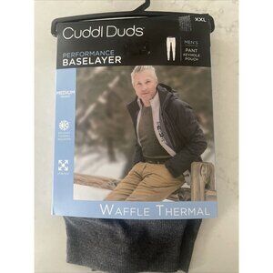 Cuddle Duds‎ Mens Performance Baselayer Pant Waffle Thermal Wear Breathable XXL